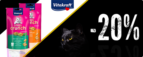 Fino al 20% di sconto sugli snack per gatti Vitakraft